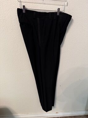 jf j.ferrar Men's Black Dress Trousers